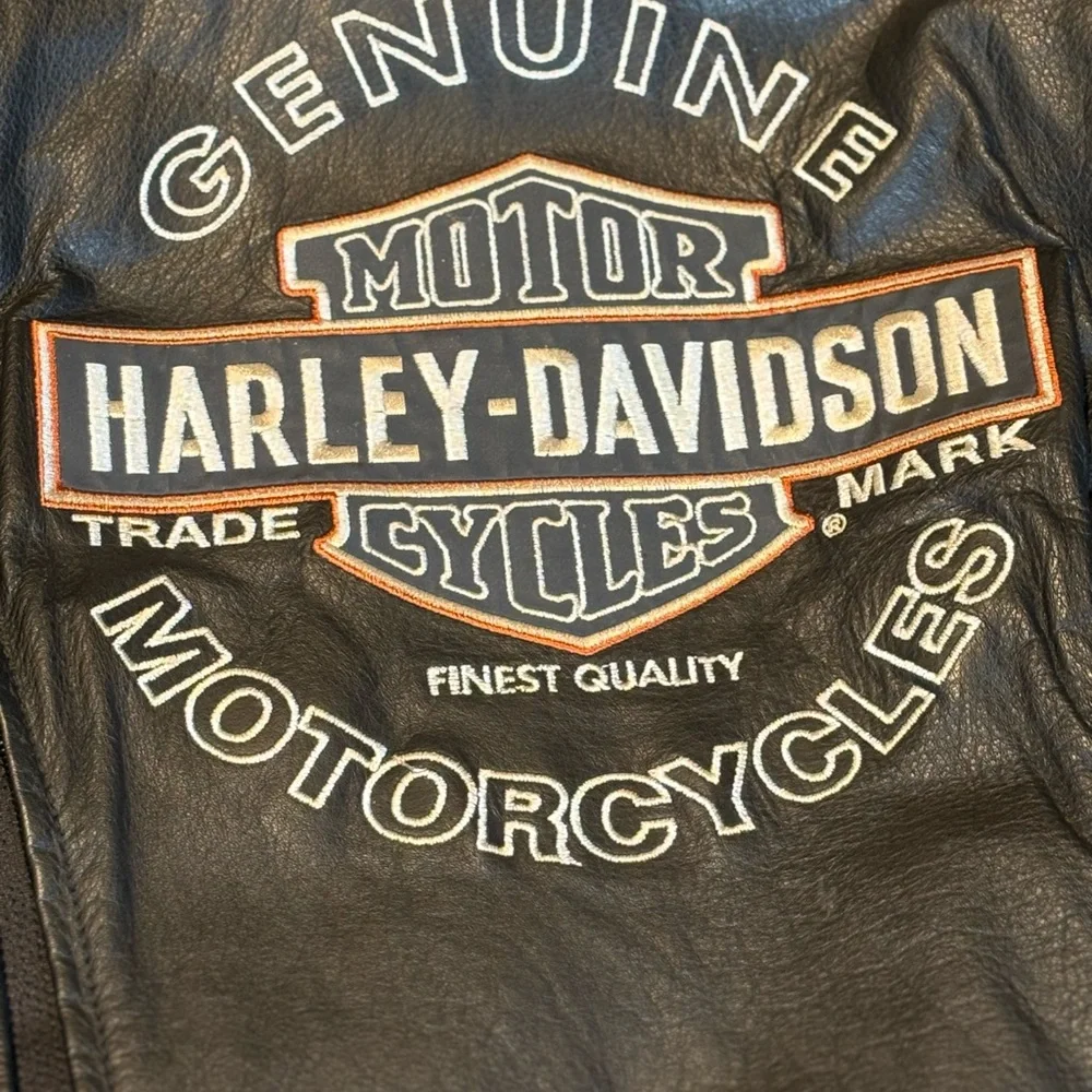 Harley-Davidson Black Leather Jacket - Picture 15 of 16